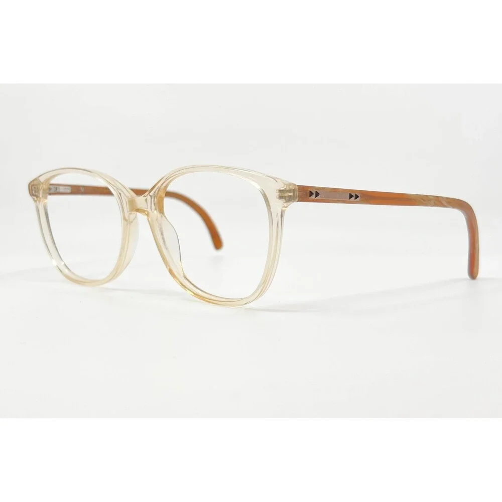 Via Spiga Eyeglasses Womens Clear Brown Designer Frames 54-16-140